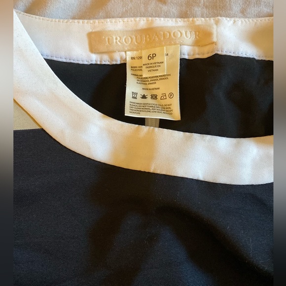 Anthropologie Troubadour Sleeveless Blouse, Size 6P, Black/Green/Cream - Picture 5 of 7